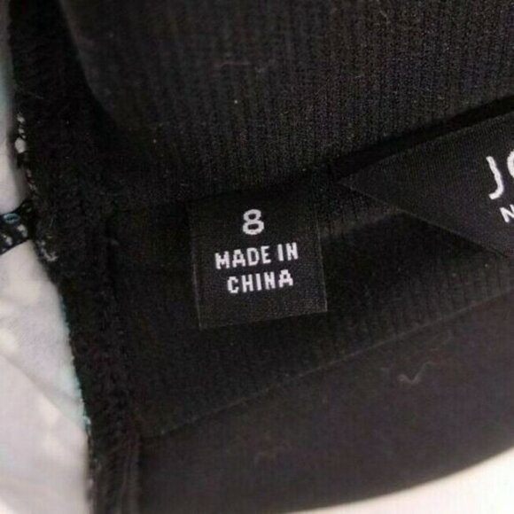 Jones New York Womens Tankini Swim Top Essential Black Wrap Around Halter Size 8 - Picture 6 of 10